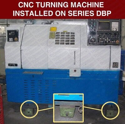 Vibration Damping of CNC Turning Center through Dynemech Anti Vibration Pads