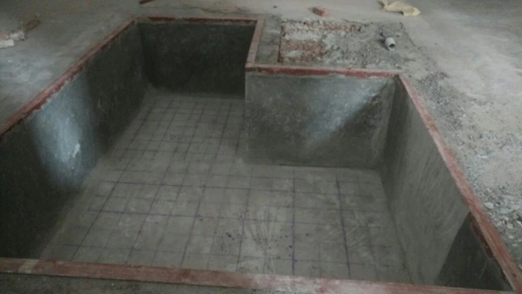 CMM Installed on the Isolated Foundation