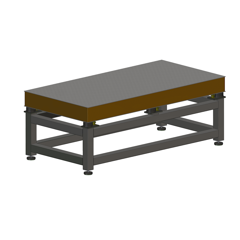 Anti Vibration Table On Air Spring With Auto Levelling With Honeycomb Breadboard, Series DITAL-HC