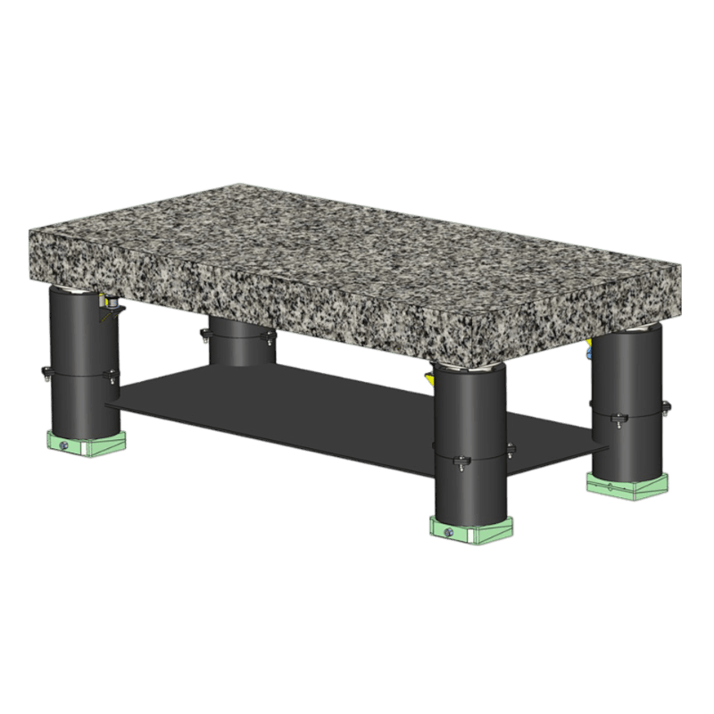 Anti Vibration Table Self Levelling Pneumatic Triflex Isolation With Granite Top, Series DIT-TRF-GN - Image 1