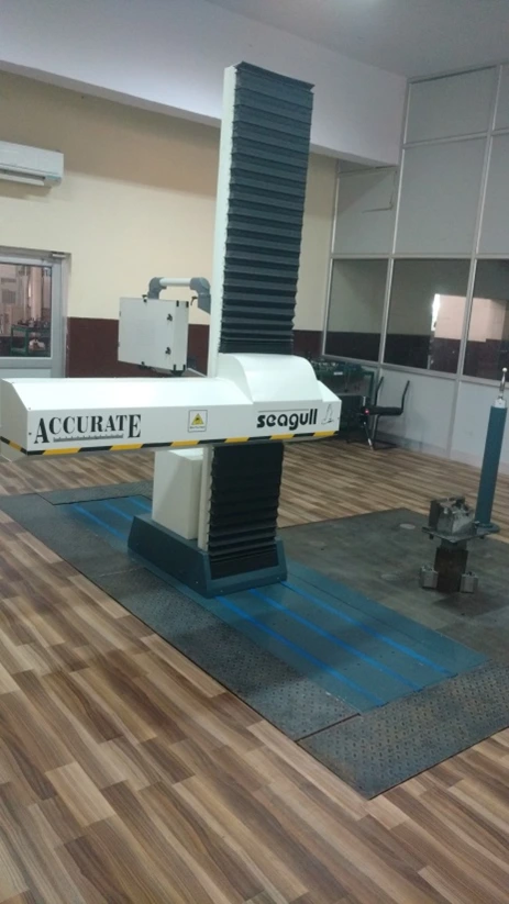 CMM Installed on the Isolated Foundation