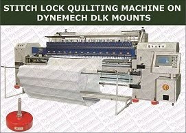 Vibration Isolation of Stitch Lock Quilting Machine