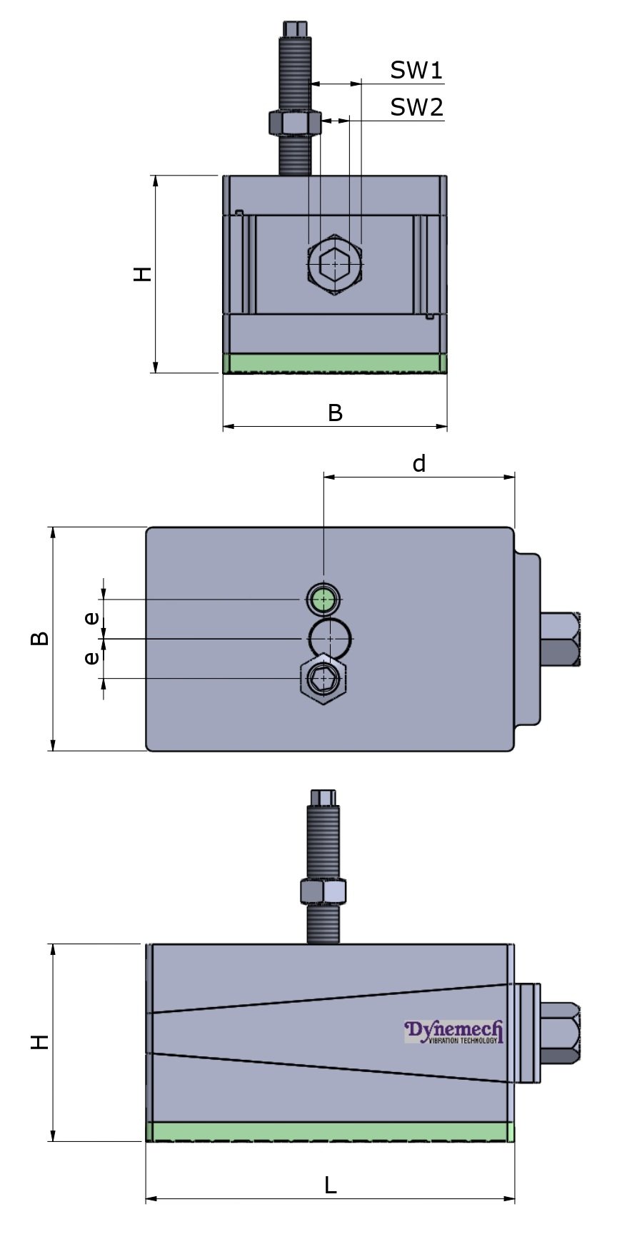 DBH2-u-10-M20x2.5x200-FG-DG - Image 2