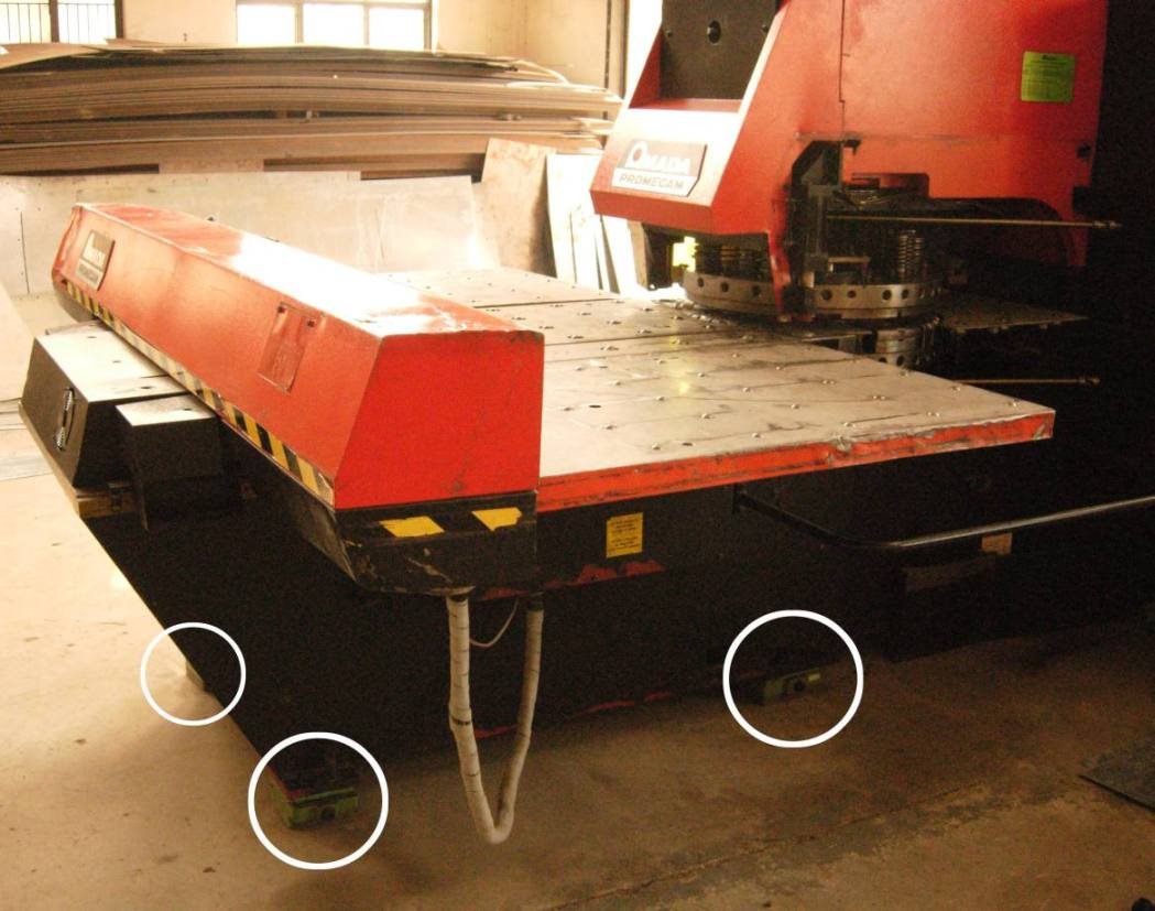 Press-Brake-Mounted-on-Vibro-Mounts