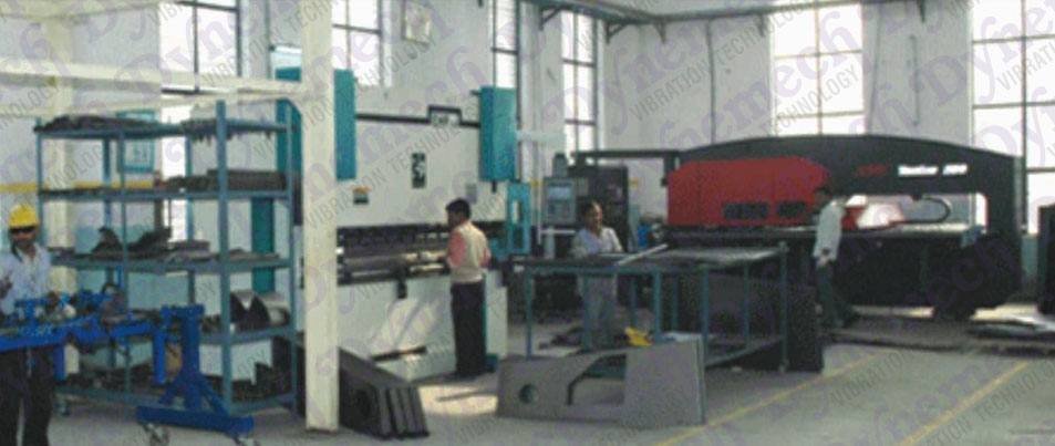 Shop-Floor-Vibration-Reduction-Turret-Punch-Press-Installation