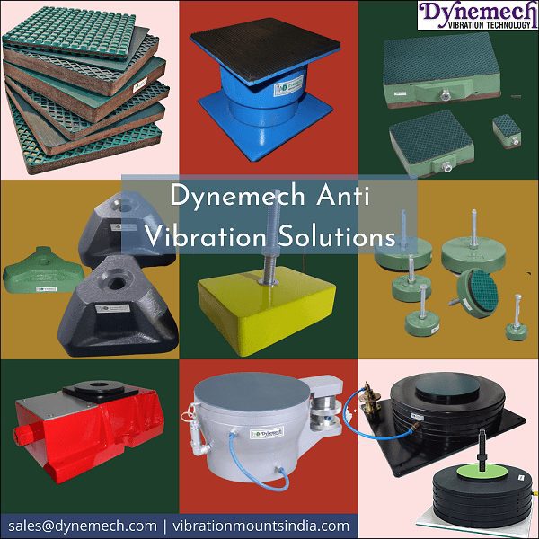 Dynemech Range of anti vibration pads and vibration control solutions